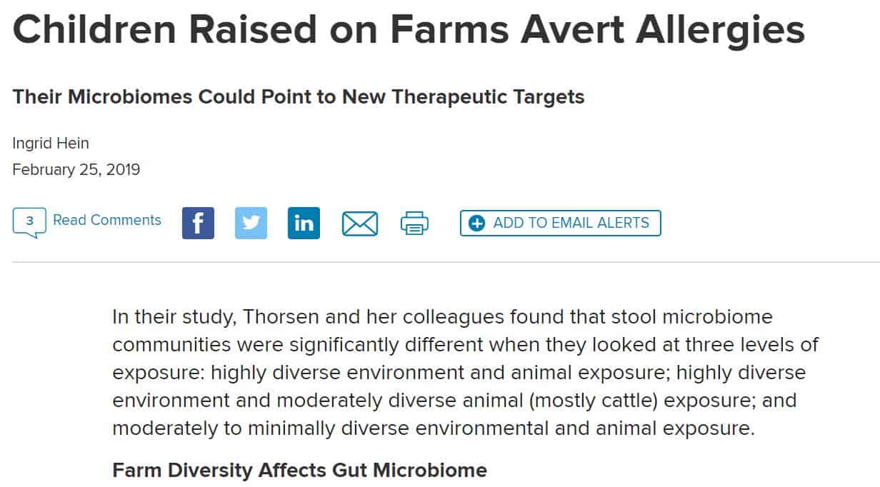 T2G 2 Child Farm Avert Allergy - Warning: Your Baby's Gut Health worsens by "Living clean & Antibiotics"!